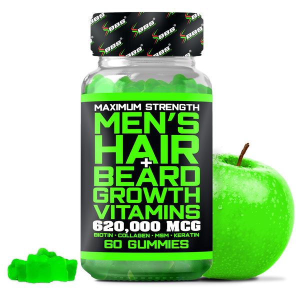 960,000MCG Beard Growth Gummies